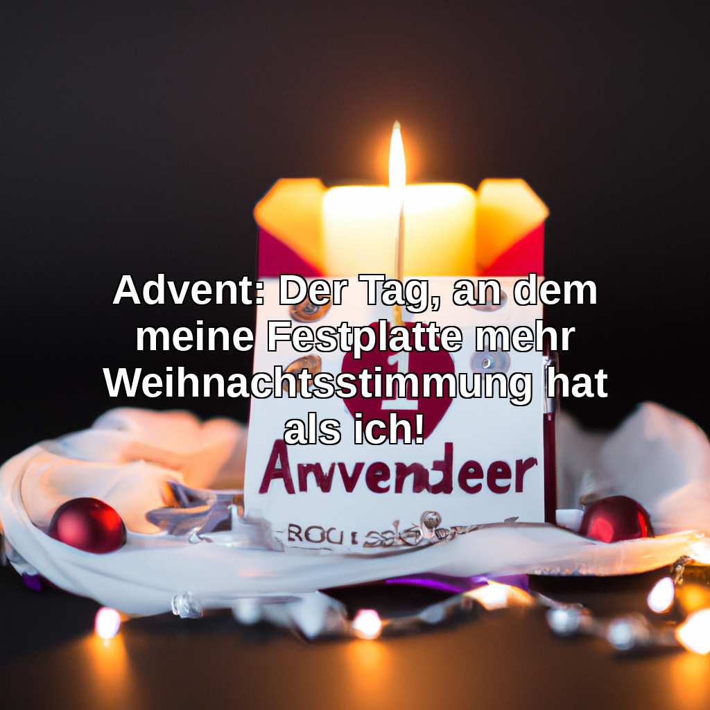 Advent: Der Tag, an dem meine Festplatte mehr Weihnachtsstimmung hat als ich!