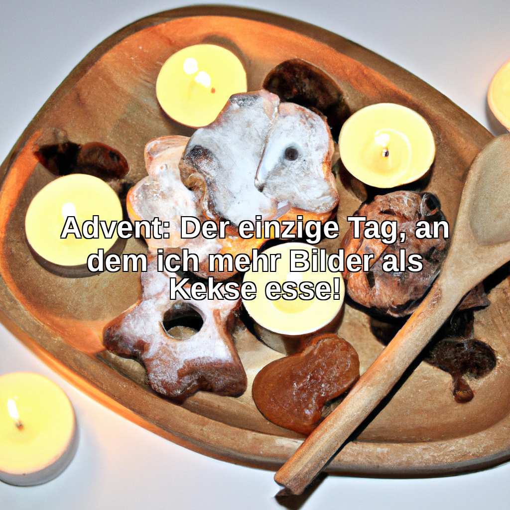 Advent: Der einzige Tag, an dem ich mehr Bilder als Kekse esse!