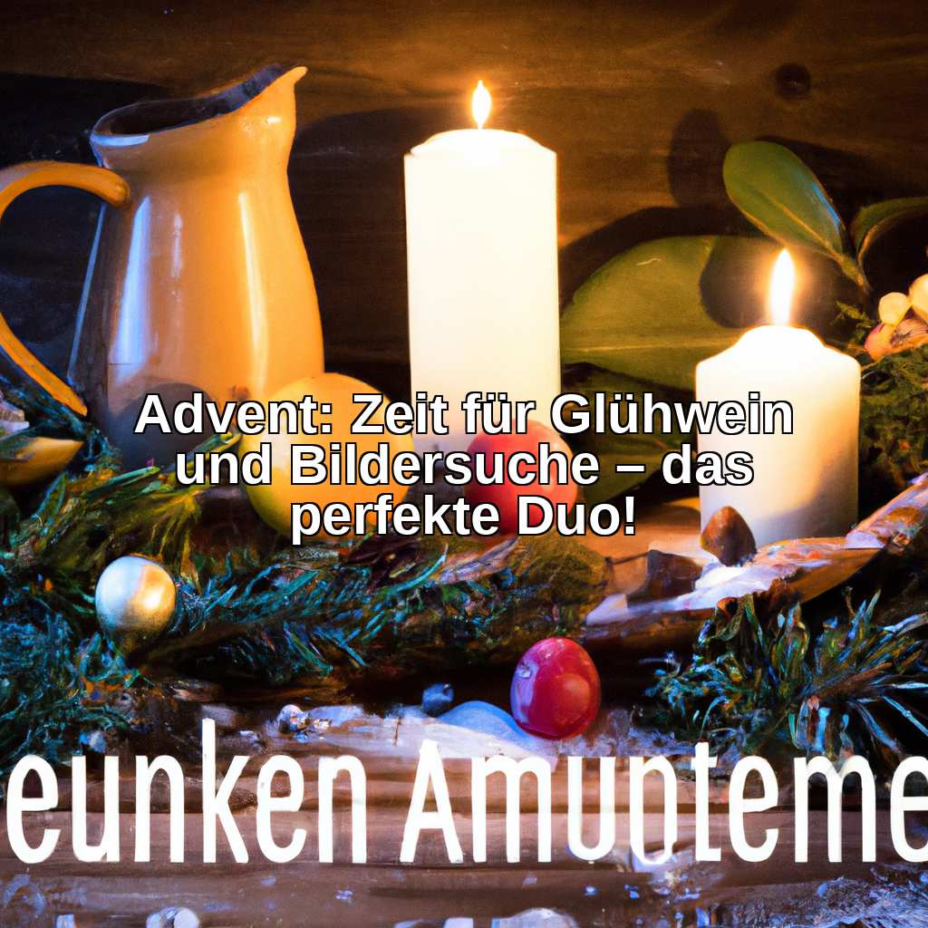 Advent: Zeit für Glühwein und Bildersuche – das perfekte Duo!