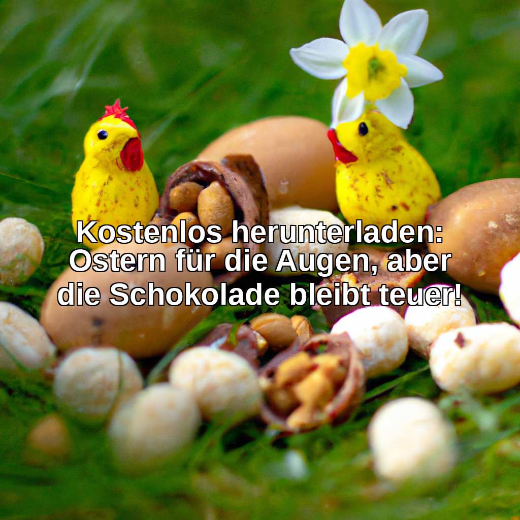 Kostenlos herunterladen: Ostern für die Augen, aber die Schokolade bleibt teuer!